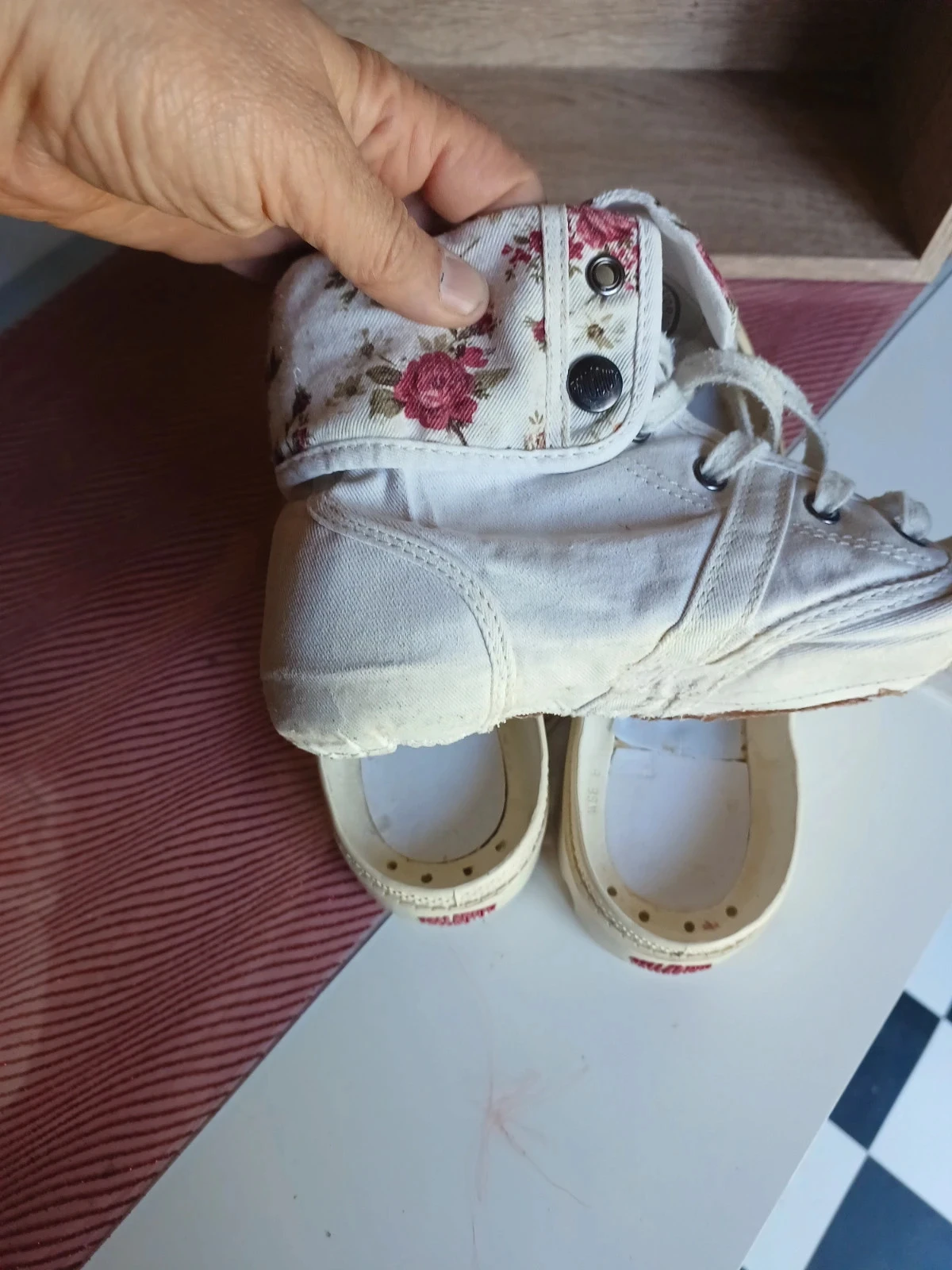Palladium blanc cassé fleuri  pointure 39 – photo 18